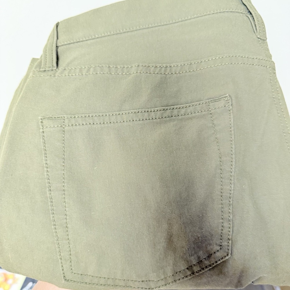 J.Crew 484 Slim Pants Mens 30x30 Olive Green Excellent Stretch Chino Twill